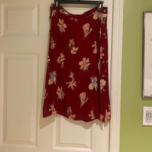 Madewell Floral Skirt